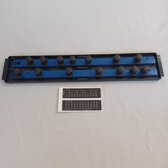 New Ernst 2 Rail Twist Lock Socket Boss 18", Blue - 3/4" - Picture 3 of 12